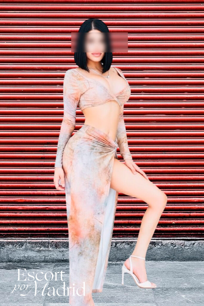 Media melena negra con rostro precioso. Escort Paulina